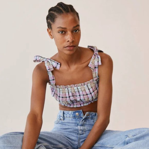 NWT - Check crop top ๐ - Picture 3 of 10